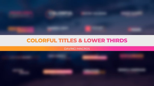 Photo of Colorful Titles & Lower Thirds – MotionArray 966408