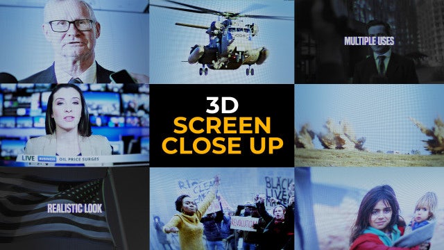 Photo of 3D Screen Close Up – MotionArray 978391