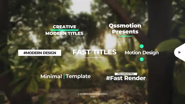 Photo of Creative And Clean Titles Package – MotionArray 999025