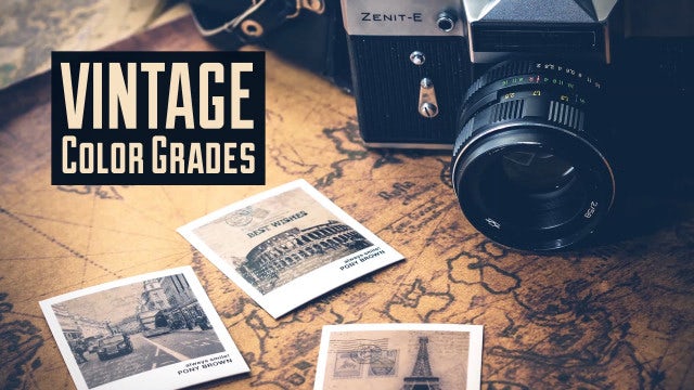 Photo of Vintage Color Grades – MotionArray 1005390