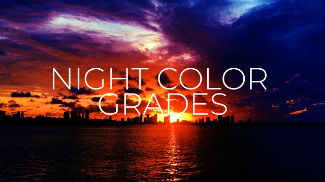 Photo of Night Color Grades – MotionArray 1007417