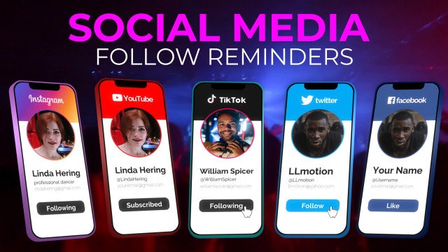 Photo of Social Media Follow Reminders – MotionArray 1008911