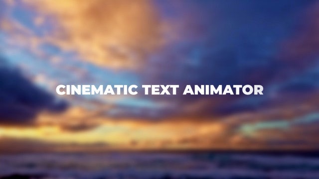 Photo of Cinematic Text Animator – MotionArray 1025779
