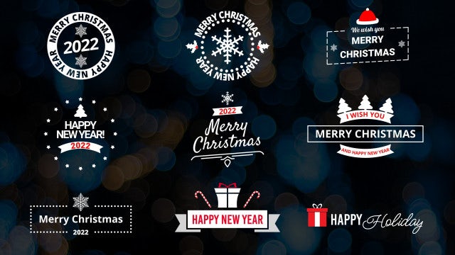 Photo of Christmas & New Year Titles – MotionArray 1078064