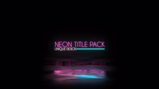 Photo of Neon Title Pack – MotionArray 1086677