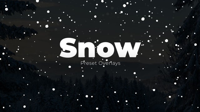 Photo of Snow Overlays – MotionArray 1085568