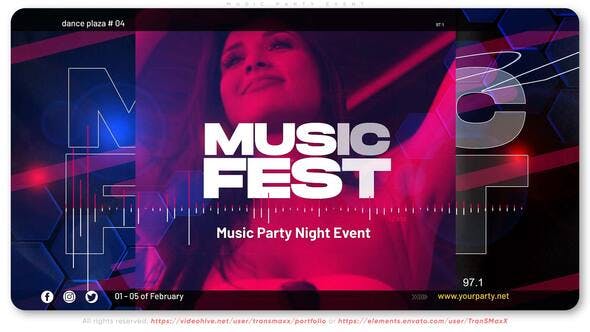 Photo of Music Party Event – Videohive 35656857
