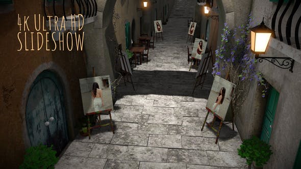 Photo of Photo exhibition on canvas in an old Italian village – Videohive 35651706