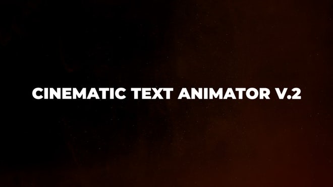 Photo of Cinematic Text Animator V.2 – MotionArray 1109979