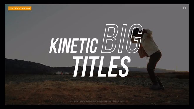 Photo of Kinetic Typography Titles – MotionArray 1113053
