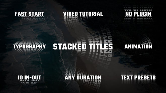 Photo of Stacked Text Animation – MotionArray 1116982