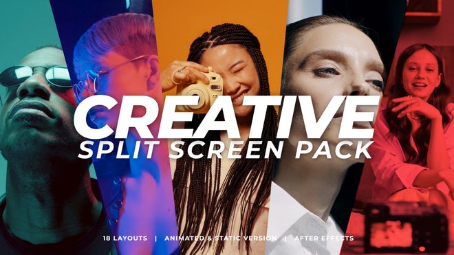 Photo of Creative Split Screen Pack – MotionArray 1152765