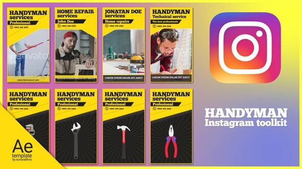 Photo of Handyman Instagram Toolkit – Videohive 37358756