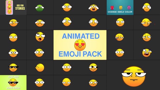 Photo of Animated Emoji Pack – MotionArray 1129099