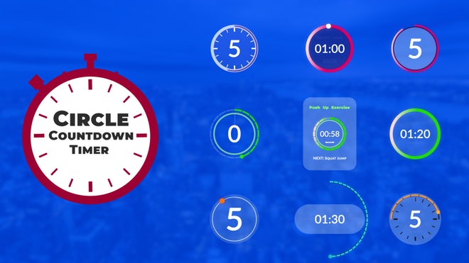 Photo of Circle Timer-Countdown – MotionArray 1133077