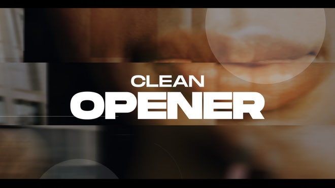 Photo of Clean Opener – MotionArray 1169035