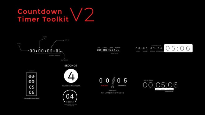 Photo of Countdown Timer Toolkit V2 – MotionArray 1173835