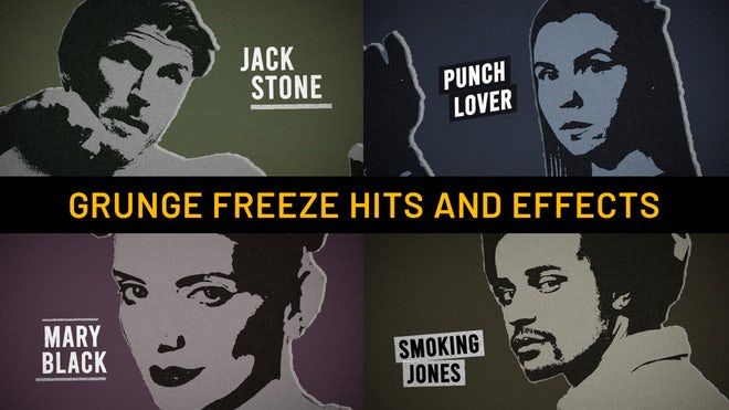 Photo of Grunge Freeze Hits And Effects – MotionArray 1164666