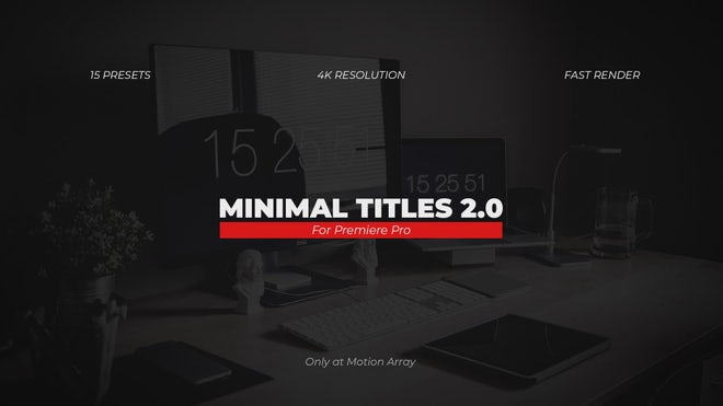 Photo of MInimal Titles 2.0 – MotionArray 1167914