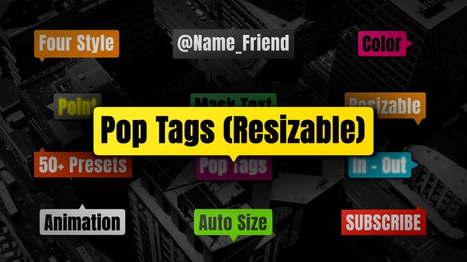 Photo of Pop Tags (Resizable) – MotionArray 1162153