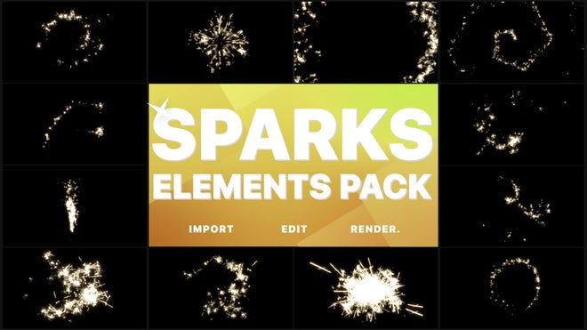 Photo of Sparks Pack – MotionArray 1120383