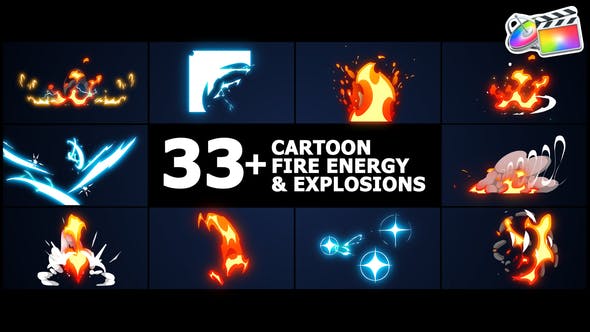 Photo of Cartoon Fire Energy And Explosions | FCPX – Videohive 38412580