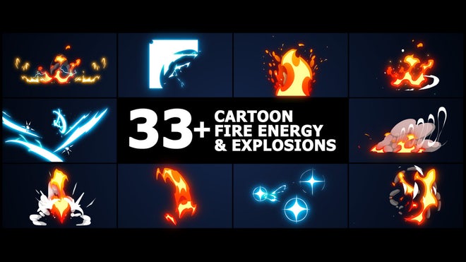 Photo of Cartoon Fire Energy And Explosions – MotionArray 1195938