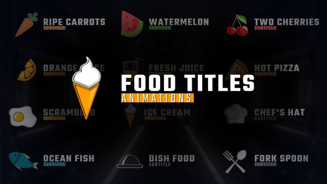 Photo of Food Titles Animations – MotionArray 1186823