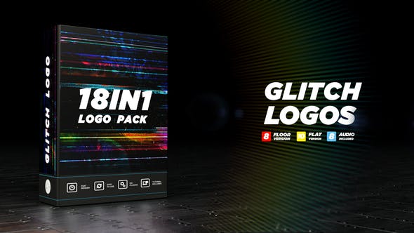 Photo of Glitch Logos – Videohive 36396986