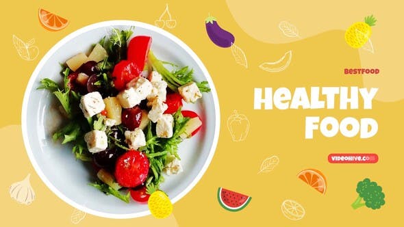 Photo of Healthy Food Menu MOGRT – Videohive 38410939