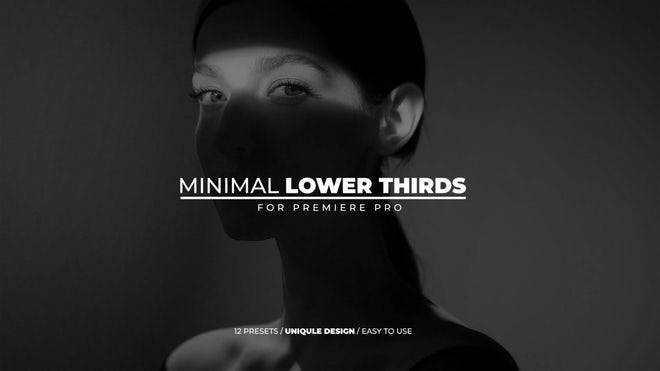 Photo of Minimal Lower Thirds – MotionArray 1190081