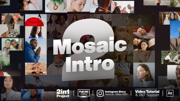 Photo of Mosaic Intro 2 – Videohive 37285873