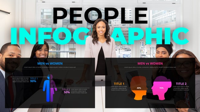 Photo of People Infographic Kit – MotionArray 1194768
