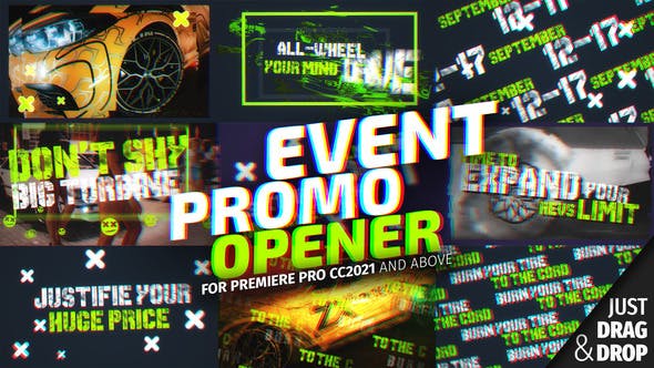 Photo of Powerful Grunge Event Promo Mogrt – Videohive 38461880