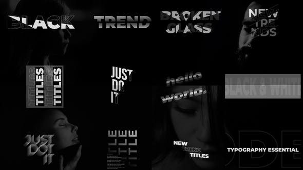 Photo of Typography Titles | Premiere Pro – Videohive 38396216
