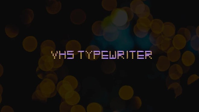 Photo of VHS Typewriter – MotionArray 1177618