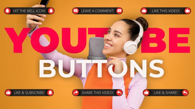 Photo of Youtube Buttons – MotionArray 1184384