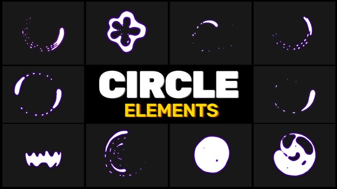 Photo of Circle Elements Pack – Motionarray 1153231