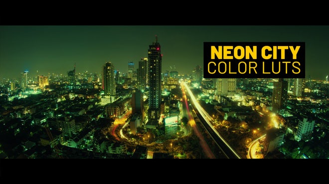 Photo of Neon City Luts – Motionarray 1207442