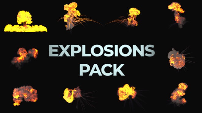 Photo of Realistic Explosions Pack – Motionarray 1155845