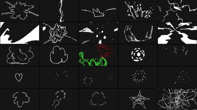 Photo of Abstract Scribble Animations – Motionarray 1167714