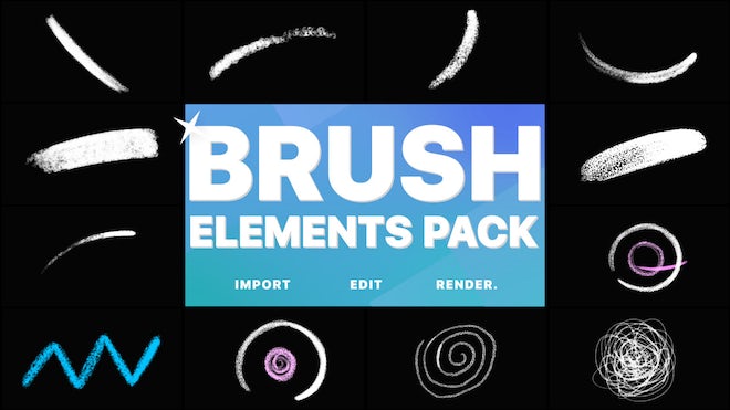 Photo of Brush Elements – Motionarray 1173732