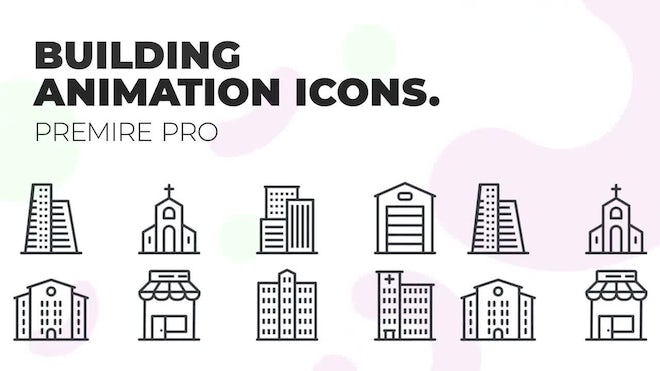 Photo of Building – Animation UI Icons – Motionarray 1135910