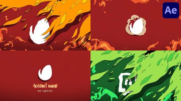 Photo of Cartoon Fire Logo Opener for After Effects – Videohive 39175908