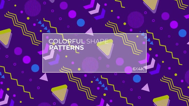 Photo of Colorful Shape Patterns. – Motionarray 1175244