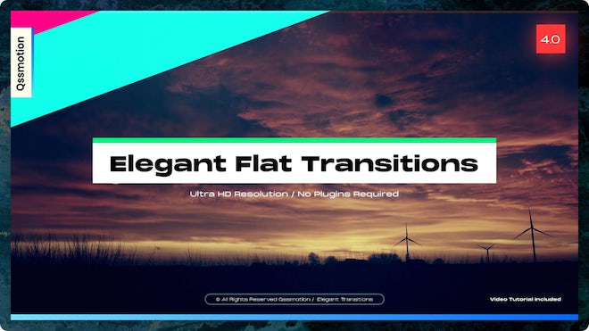 Photo of Elegant Flat Transitions – Motionarray 1096081