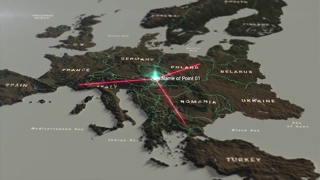 Photo of Europe Map – Motionarray 1158133