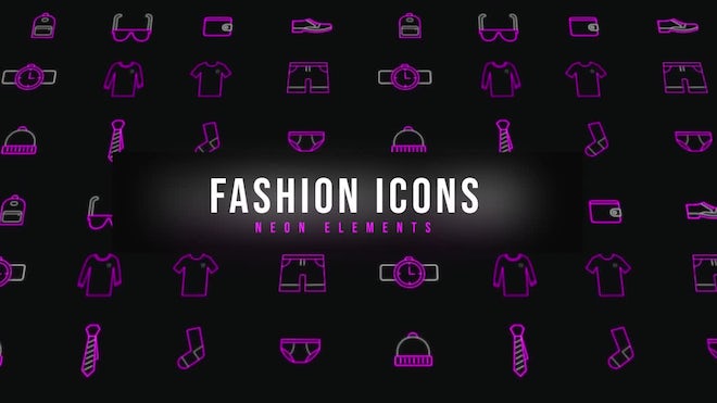 Photo of Fashion Neon Icons – Motionarray 1227402