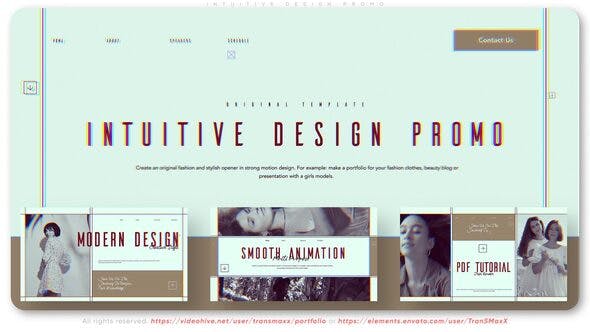 Photo of Intuitive Design Promo – Videohive 39168161