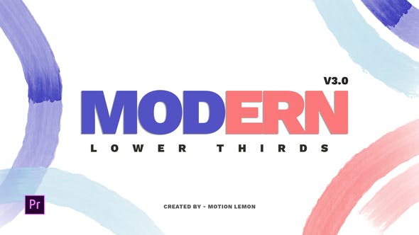 Photo of Modern Lower Thirds V3 – Videohive 37645718
